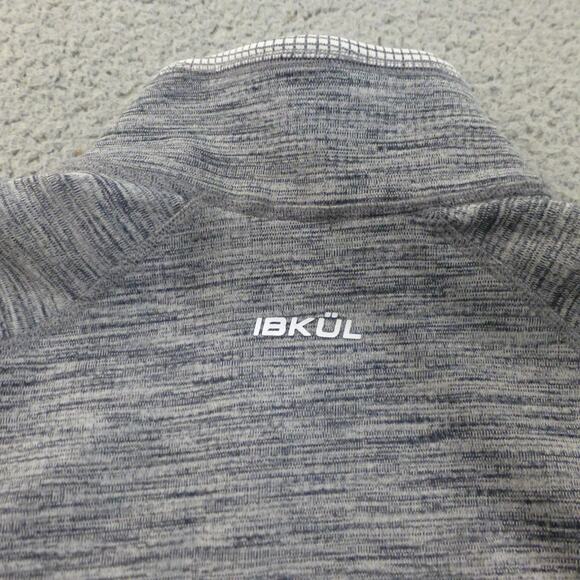 Ibkul Sweatshirt Mens Large Gray 1/4 Zip Pullover Thermal Golf Hiking Outdoor - Picture 4 of 9
